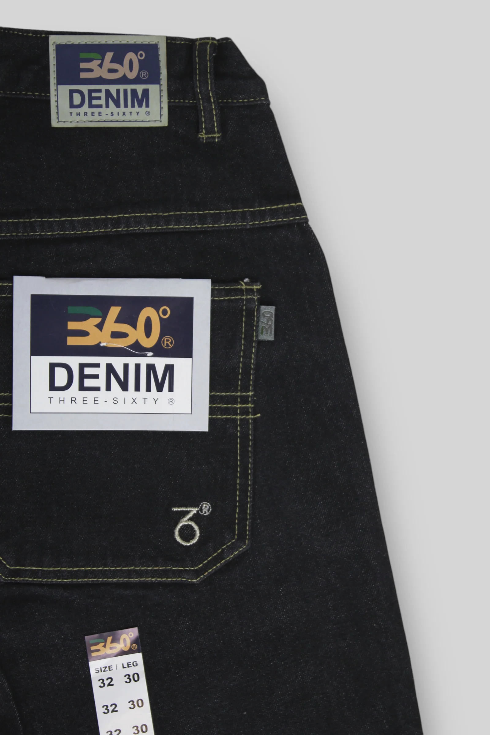 194 Loose Fit Denim Jeans (Black) - Image 3