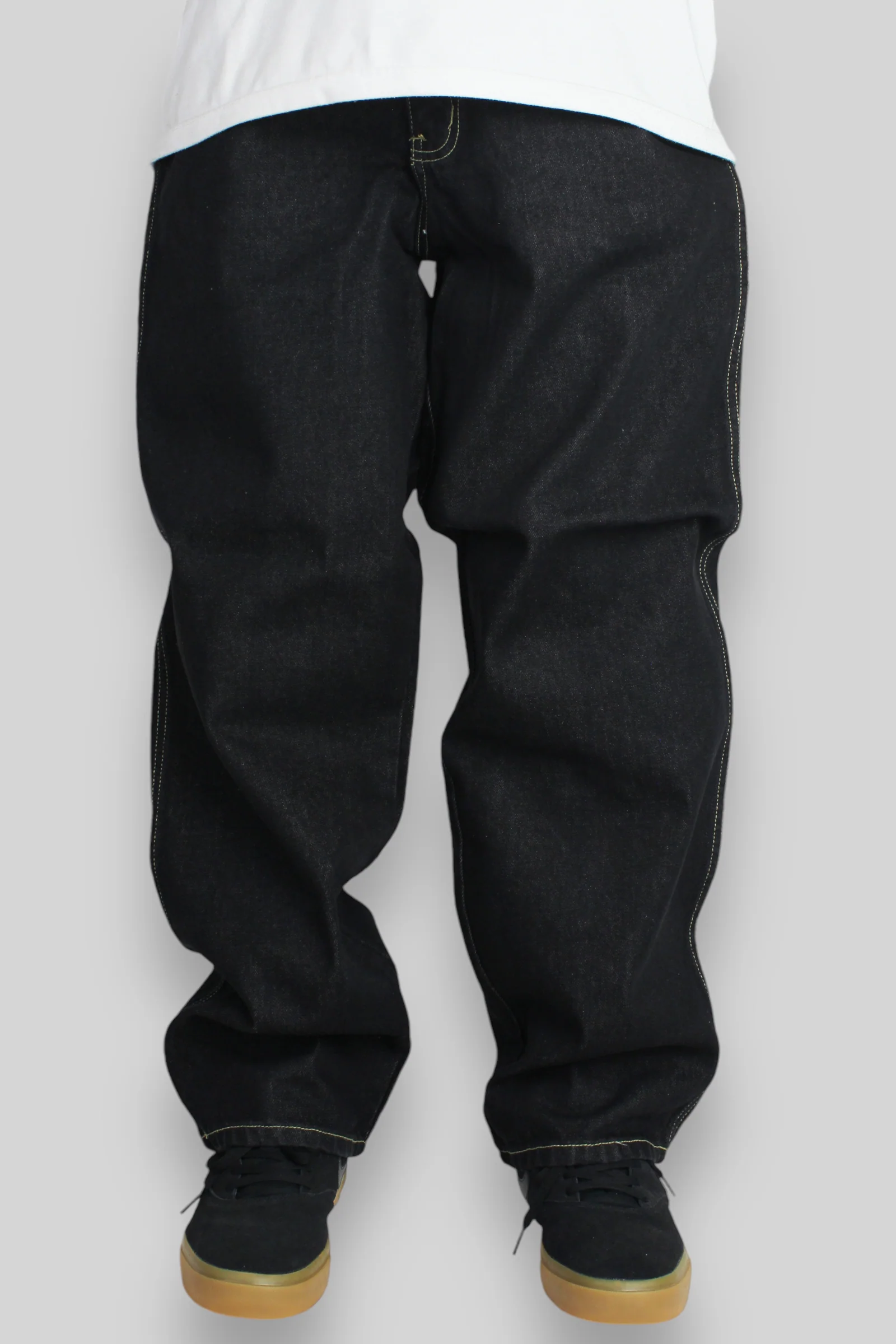 194 Loose Fit Denim Jeans (Black) - Image 4