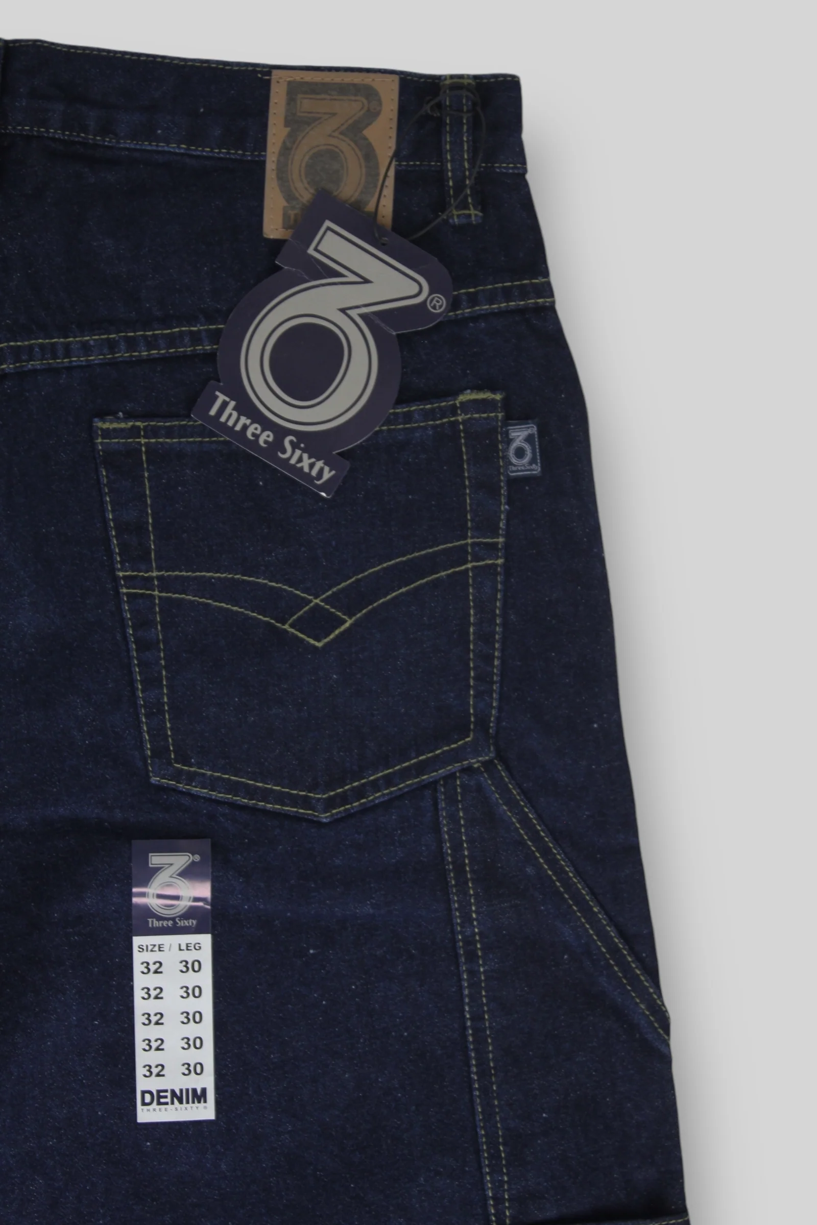 379 Carpenter Loose Fit Denim Jeans (Dark Blue Indigo) - Image 3
