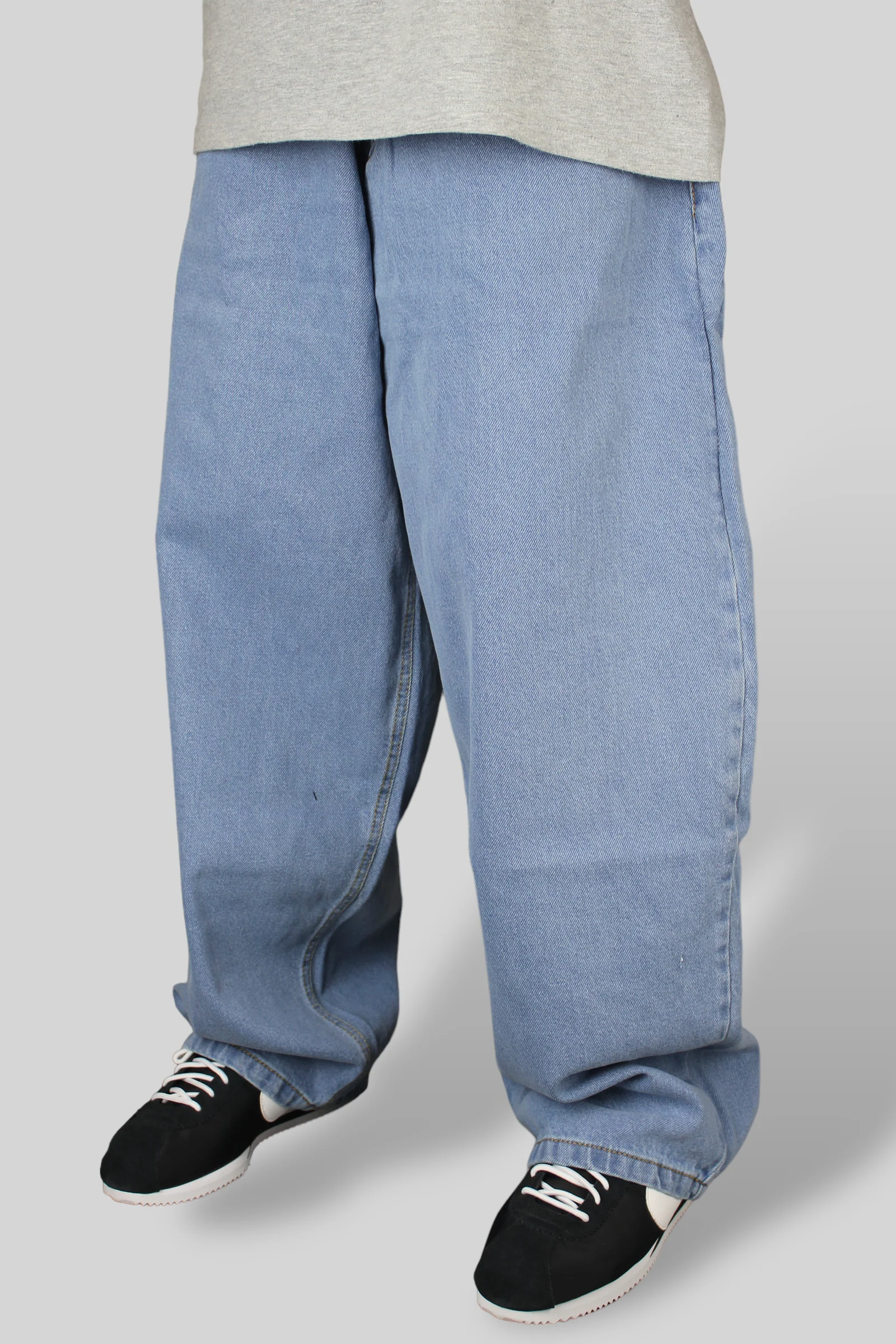 Balloon Fit 5 Pocket Denim Jeans (Lightwash) - Image 9