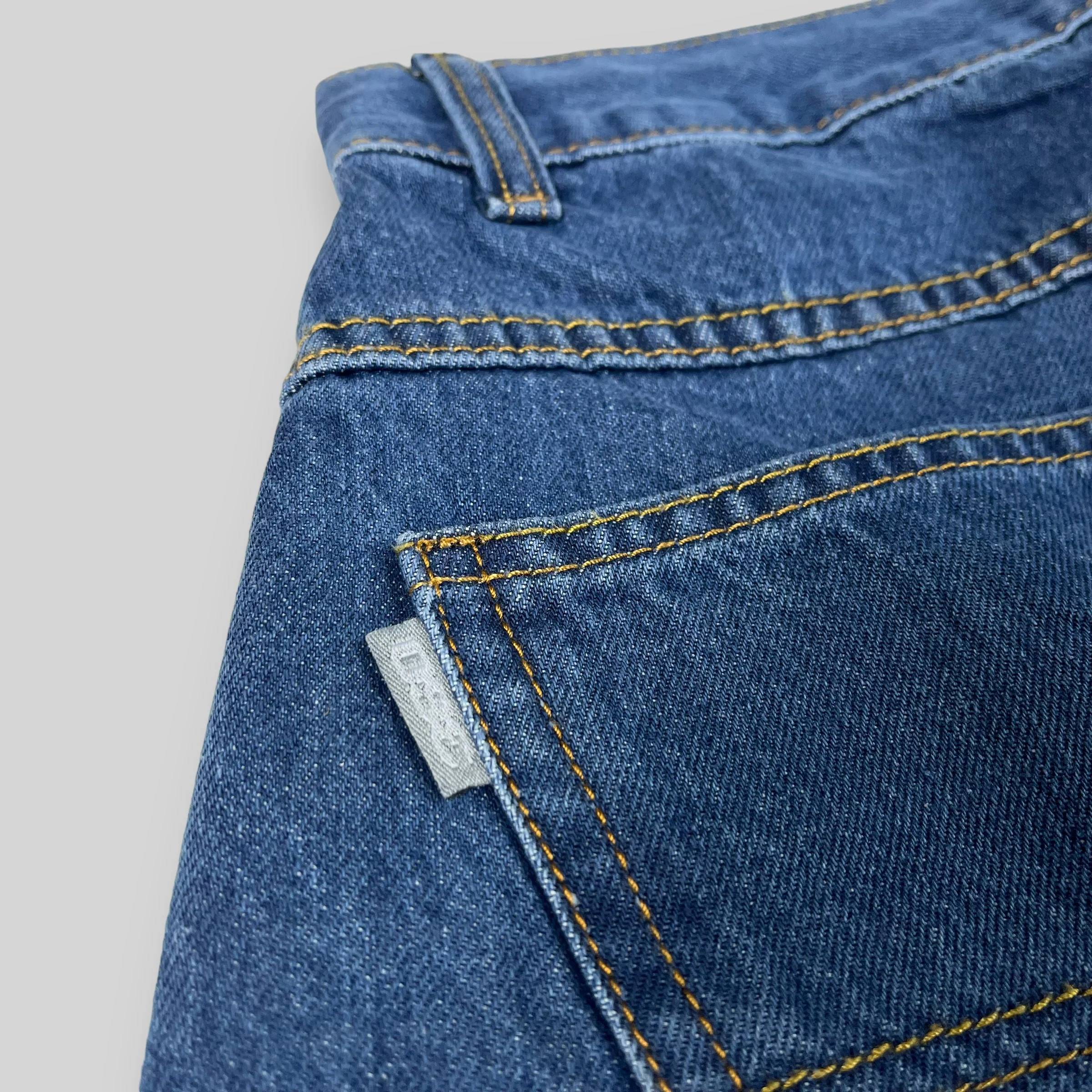 Balloon Fit 5 Pocket Denim Jeans (Mid Stonewash Blue) - Image 8
