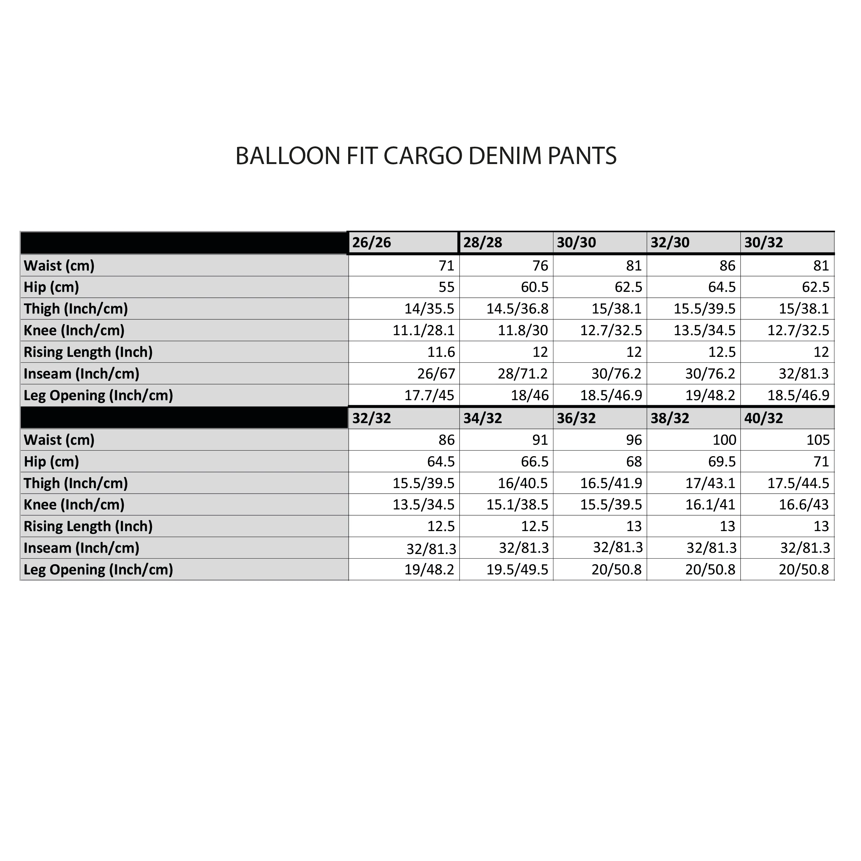 Balloon Fit Cargo Denim Pants (Stonewash Blue) - Image 8