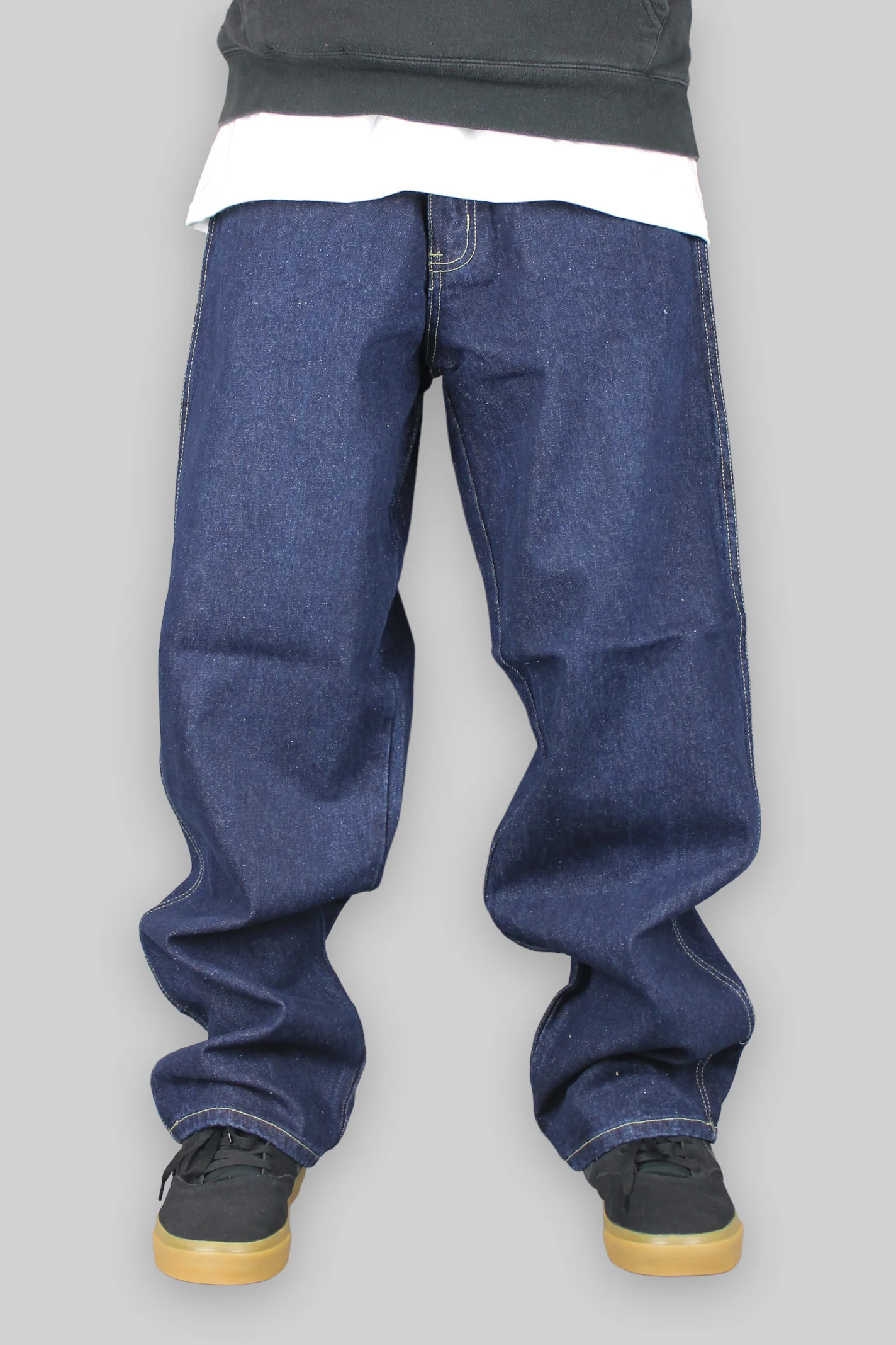 Youths 195 Loose Fit Denim Jeans (Dark Indigo) - Image 3