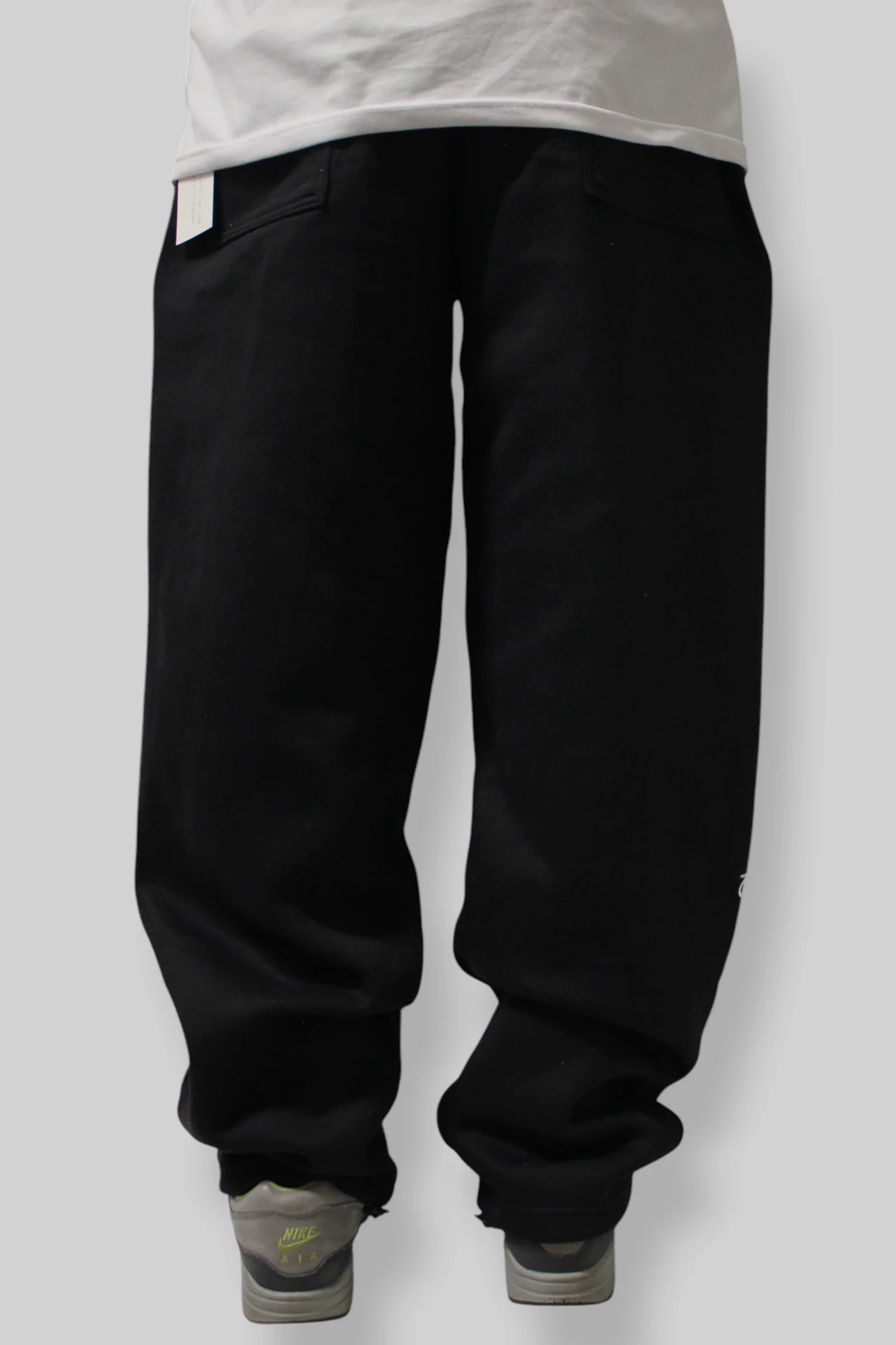OG Baggy Fit Classic Logo Sweatpants (Black) - Image 11