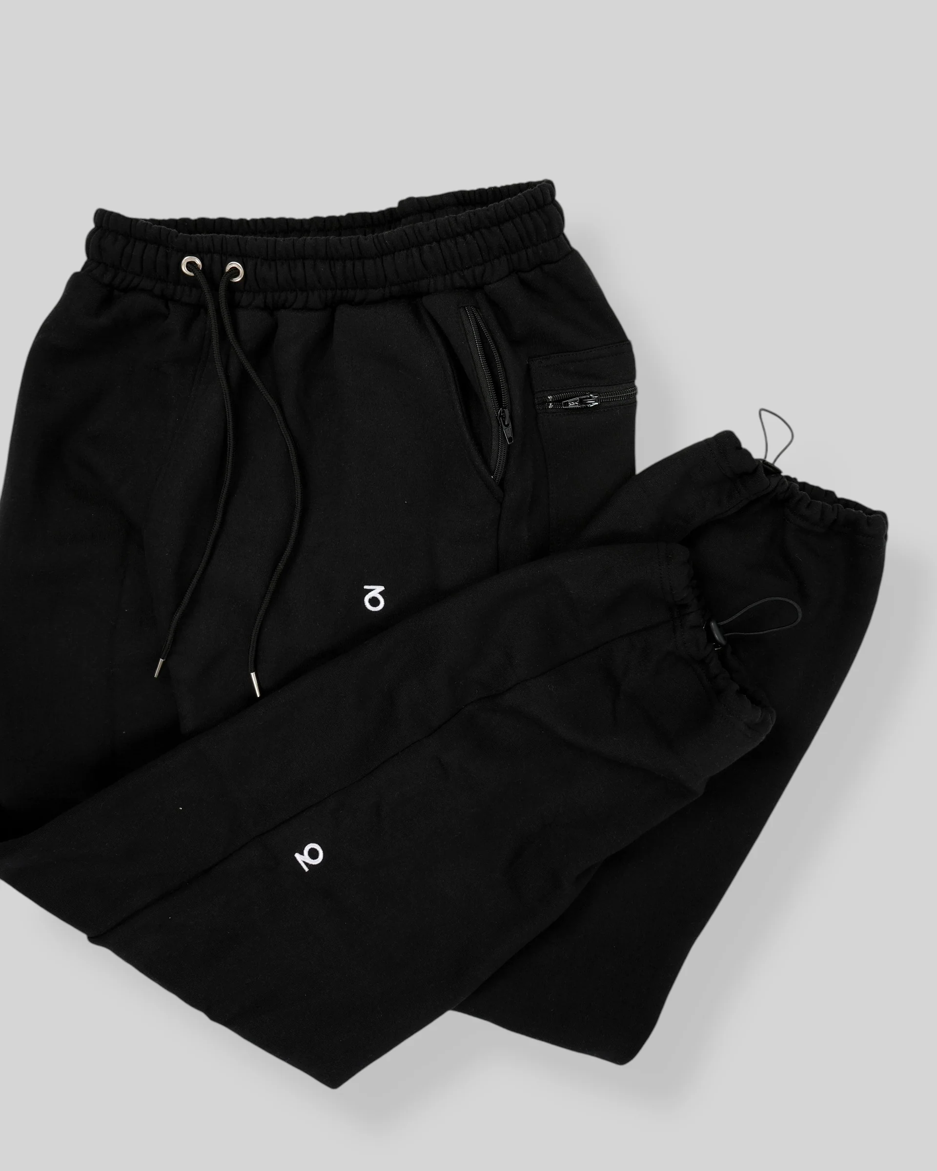 OG Baggy Fit Classic Logo Sweatpants (Black) - Image 4