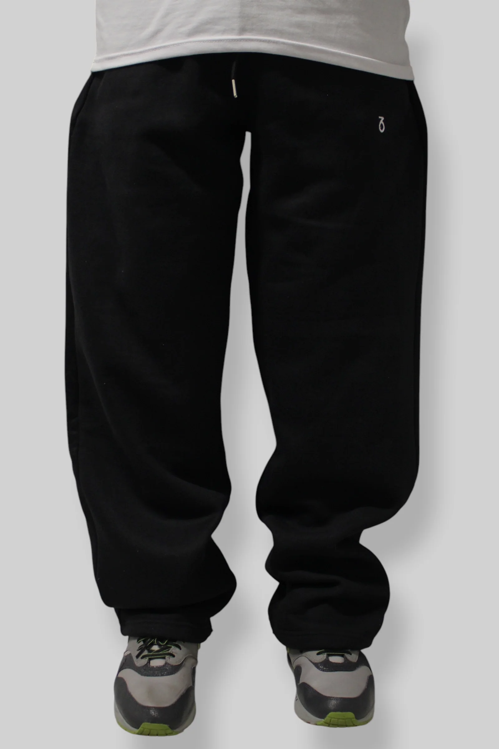 OG Baggy Fit Classic Logo Sweatpants (Black) - Image 9