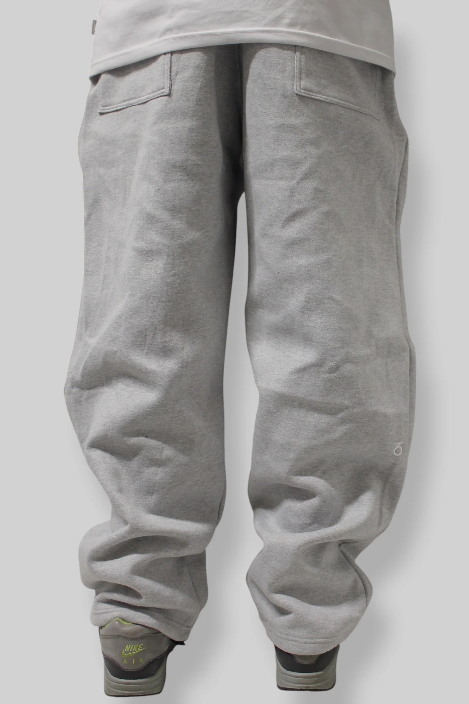 OG Baggy Fit Classic Logo Sweatpants (Heather Grey) - Image 10