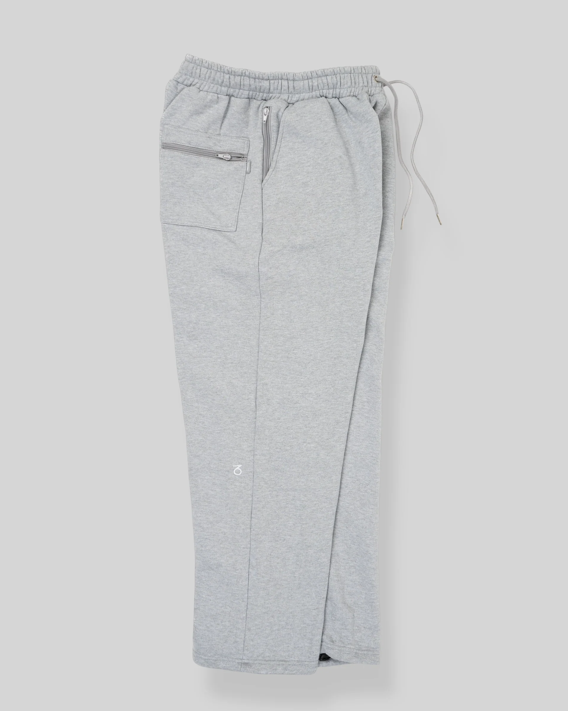 OG Baggy Fit Classic Logo Sweatpants (Heather Grey) - Image 3