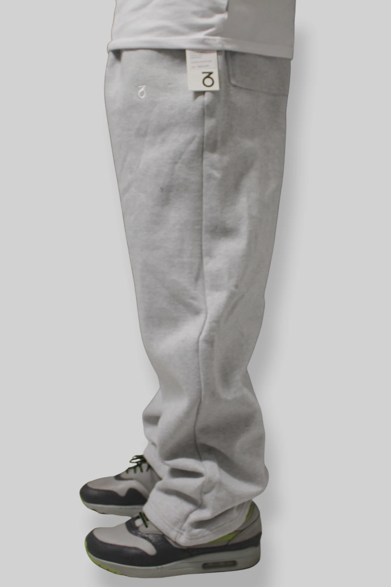 OG Baggy Fit Classic Logo Sweatpants (Heather Grey) - Image 9