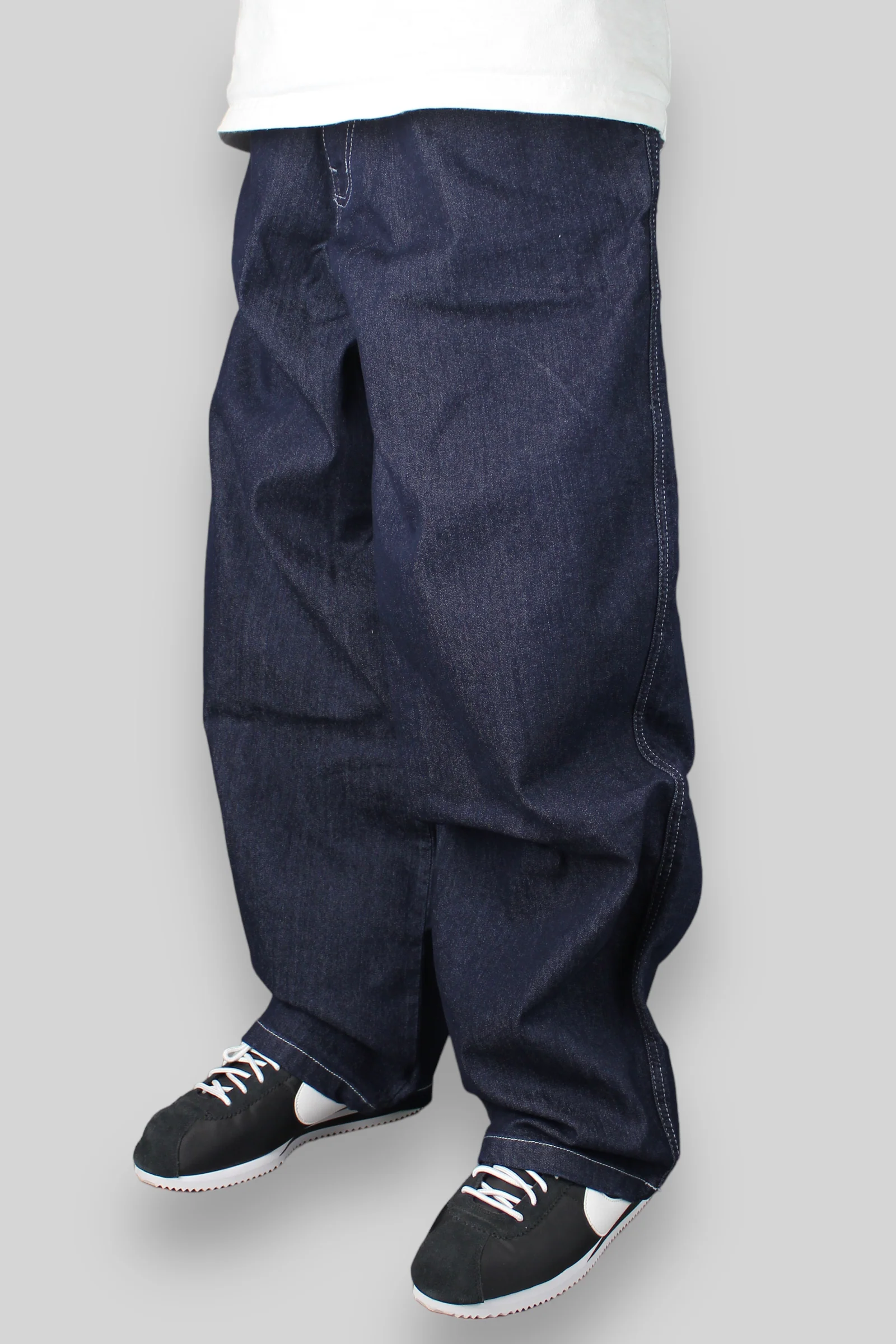 OG Baggy Fit Work Denim Jeans (Dark Rinse Blue) - Image 6