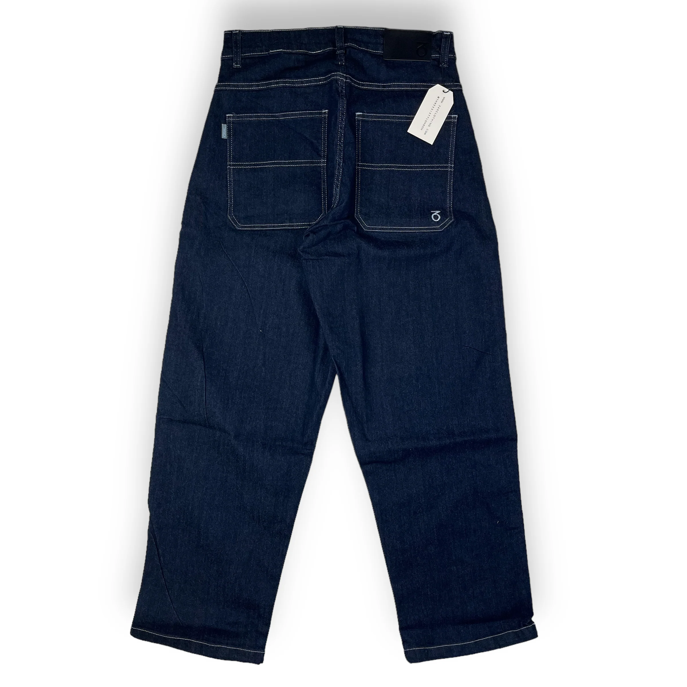 OG Baggy Fit Work Denim Jeans (Dark Rinse Blue) - Image 8