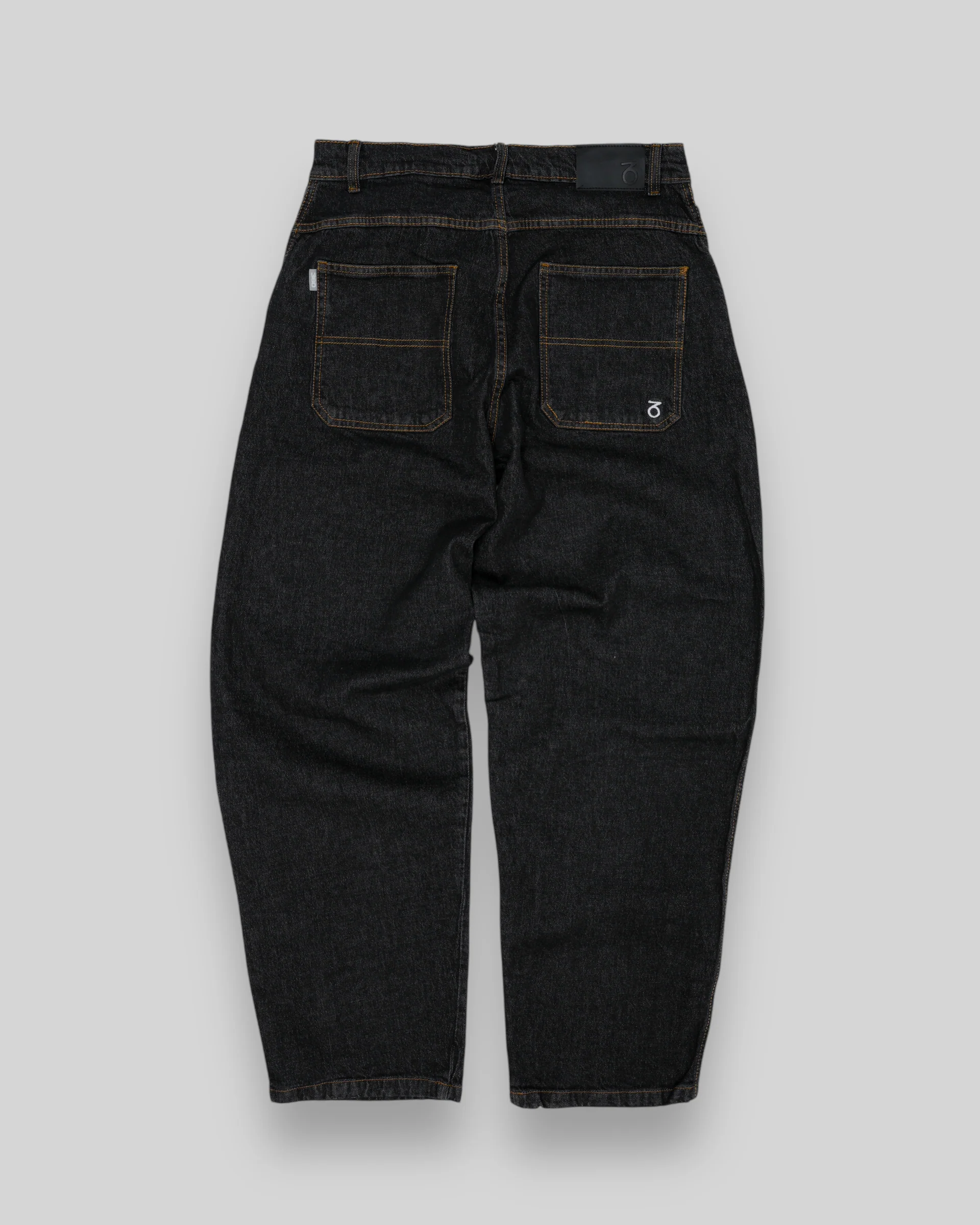 OG Baggy Fit Work Denim Jeans (Washed Black) - Image 3