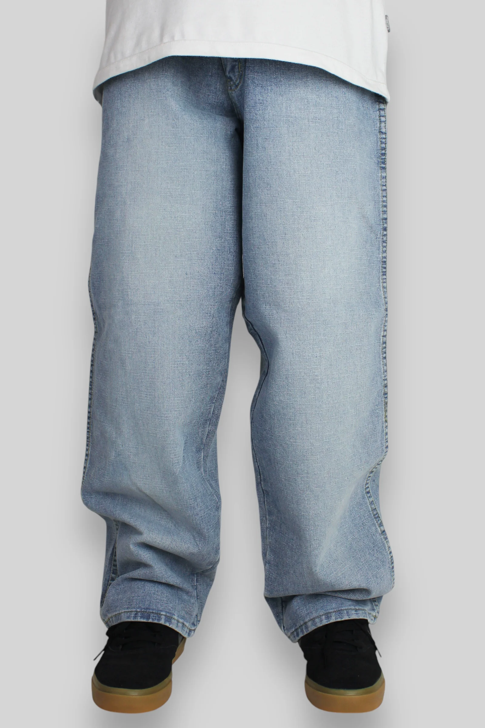 274 Crosshatch Loose Fit Denim Jeans (Bleachwash) - Image 4